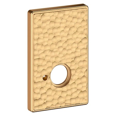 Baldwin Rectangular 5142 Rose Vintage Brass Rosettes Vintage Brass 5142.033